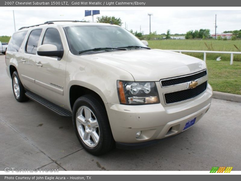 Gold Mist Metallic / Light Cashmere/Ebony 2007 Chevrolet Suburban 1500 LTZ