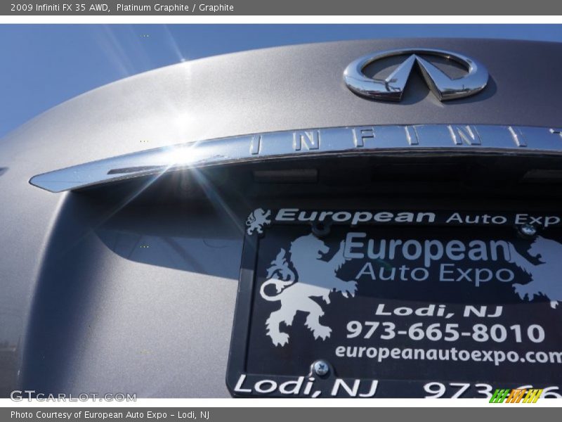 Platinum Graphite / Graphite 2009 Infiniti FX 35 AWD