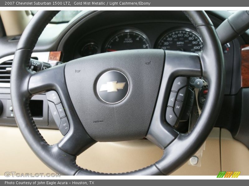 Gold Mist Metallic / Light Cashmere/Ebony 2007 Chevrolet Suburban 1500 LTZ