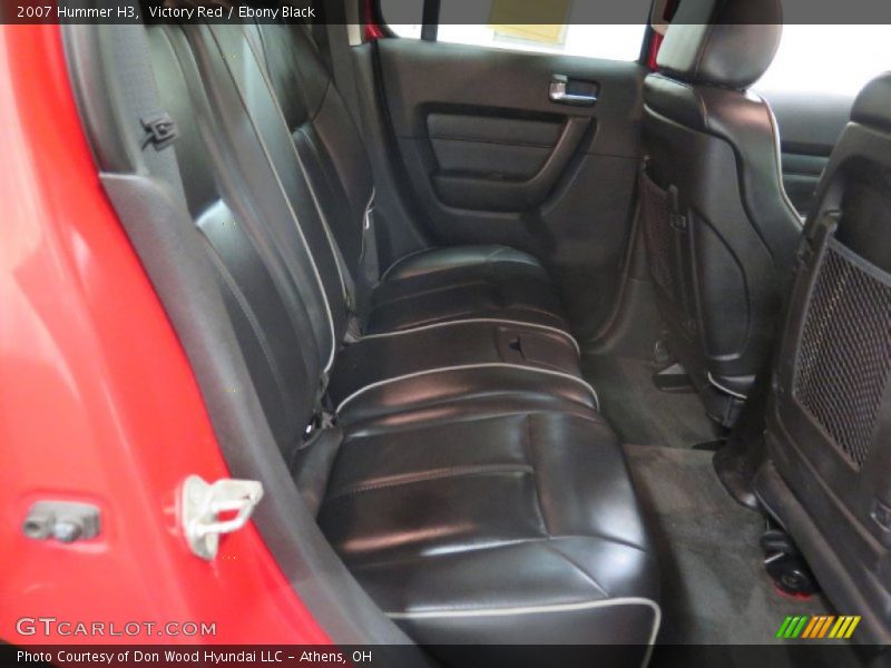 Victory Red / Ebony Black 2007 Hummer H3