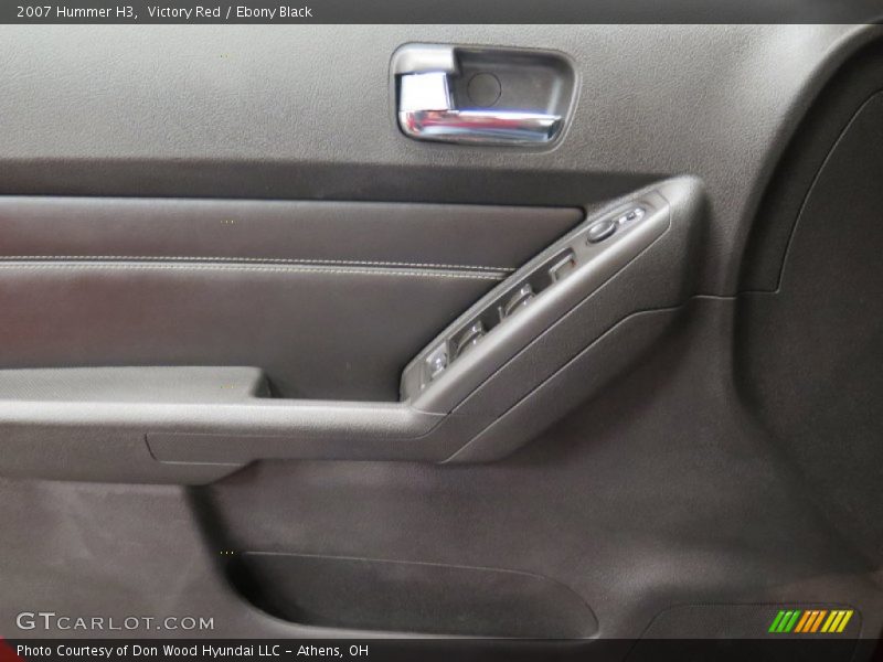 Victory Red / Ebony Black 2007 Hummer H3