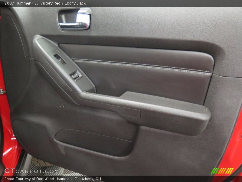 Victory Red / Ebony Black 2007 Hummer H3