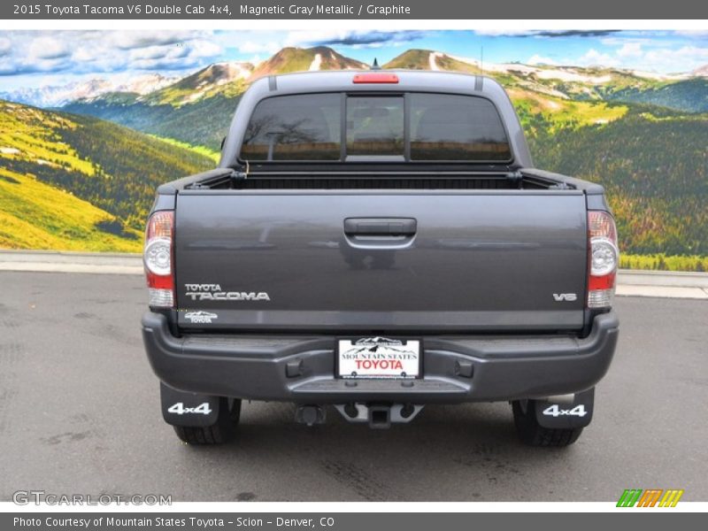 Magnetic Gray Metallic / Graphite 2015 Toyota Tacoma V6 Double Cab 4x4