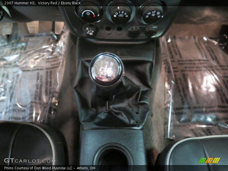 Victory Red / Ebony Black 2007 Hummer H3