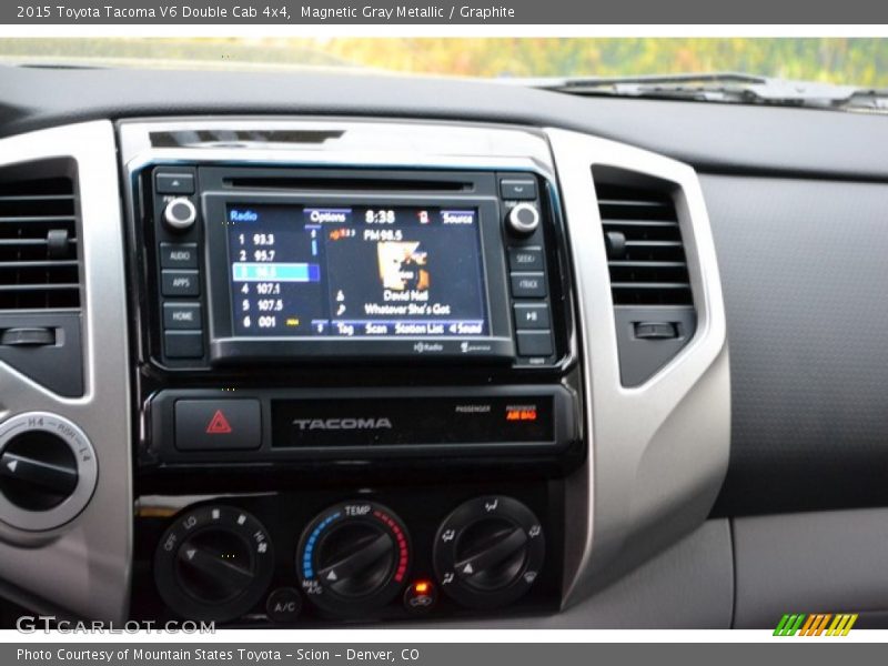 Magnetic Gray Metallic / Graphite 2015 Toyota Tacoma V6 Double Cab 4x4