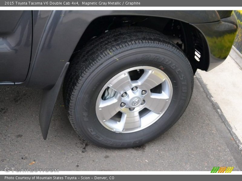 Magnetic Gray Metallic / Graphite 2015 Toyota Tacoma V6 Double Cab 4x4
