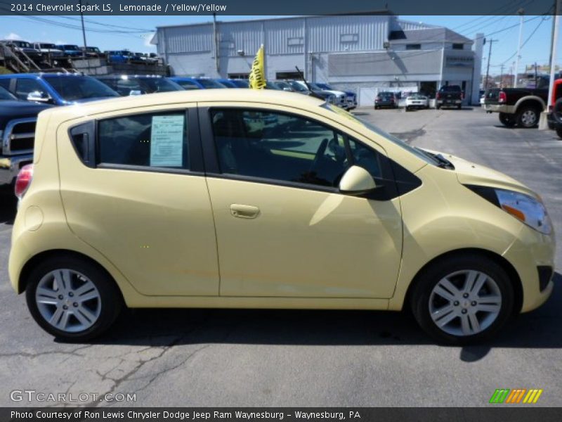 Lemonade / Yellow/Yellow 2014 Chevrolet Spark LS