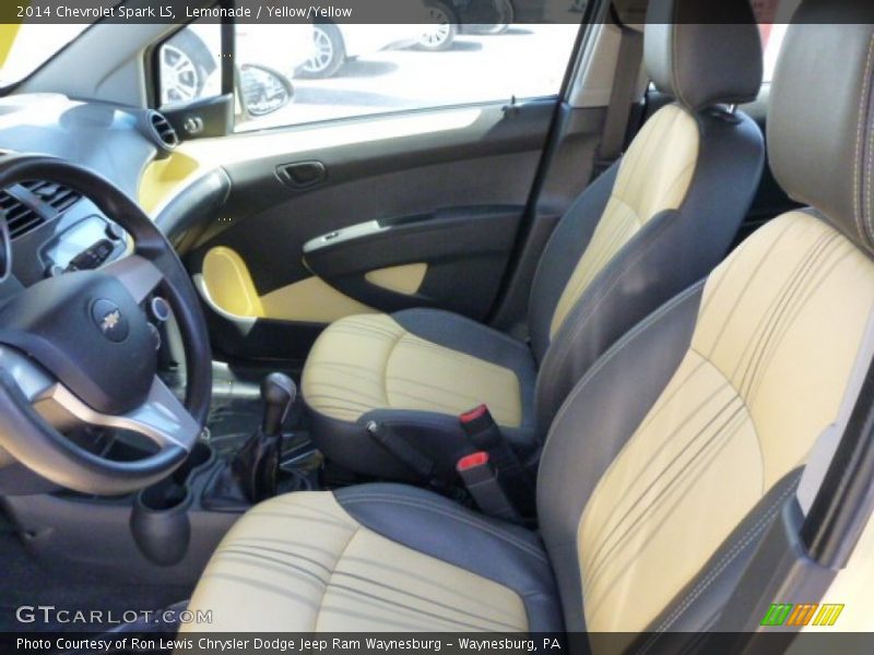 Front Seat of 2014 Spark LS