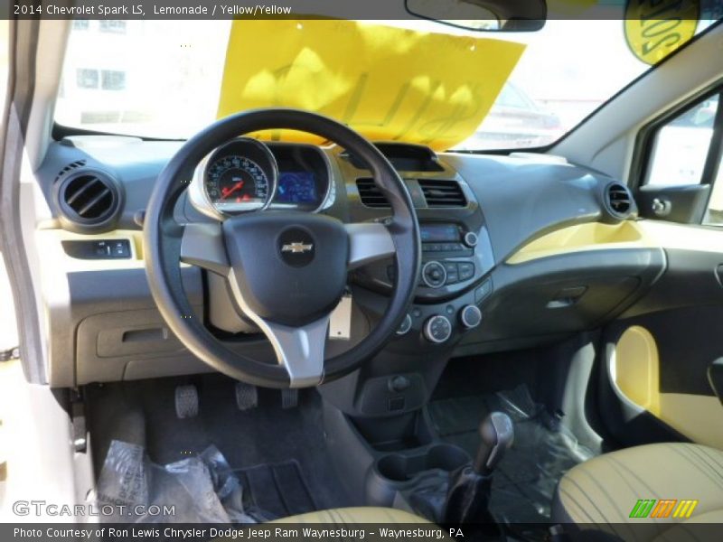 Lemonade / Yellow/Yellow 2014 Chevrolet Spark LS
