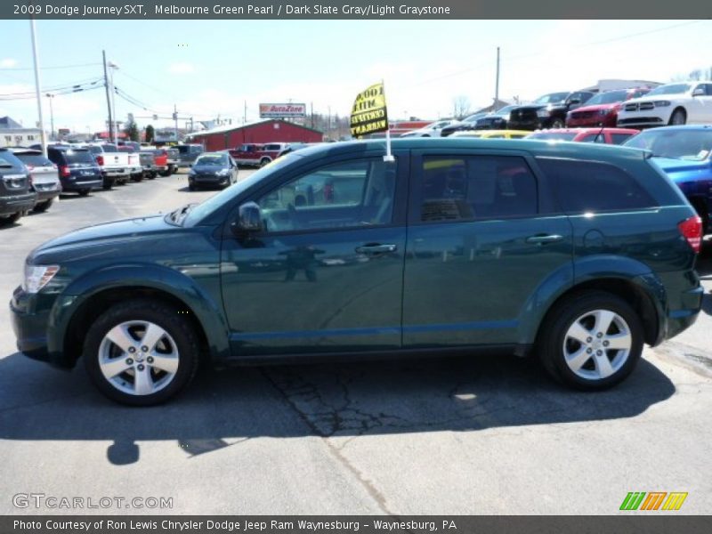 Melbourne Green Pearl / Dark Slate Gray/Light Graystone 2009 Dodge Journey SXT