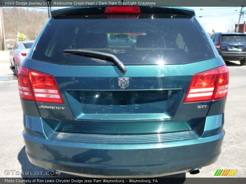 Melbourne Green Pearl / Dark Slate Gray/Light Graystone 2009 Dodge Journey SXT