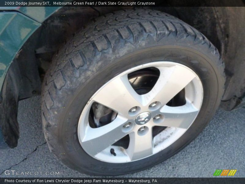 Melbourne Green Pearl / Dark Slate Gray/Light Graystone 2009 Dodge Journey SXT