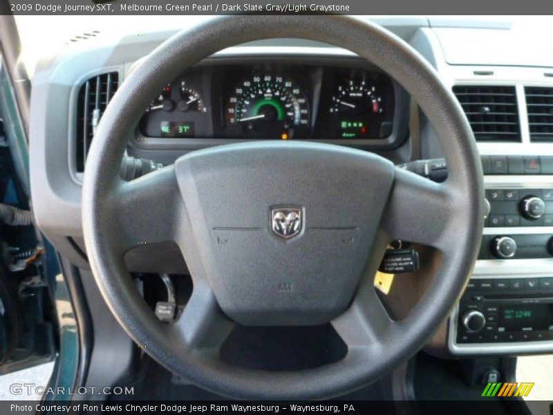 Melbourne Green Pearl / Dark Slate Gray/Light Graystone 2009 Dodge Journey SXT