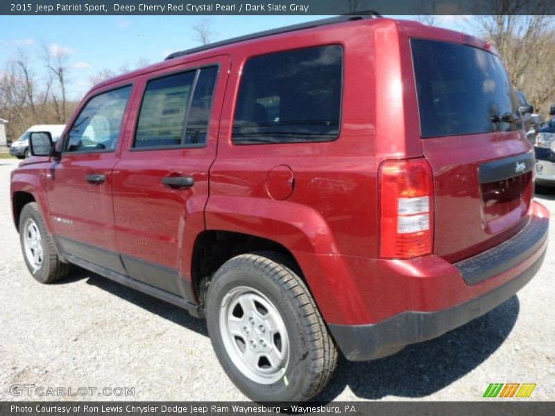 Deep Cherry Red Crystal Pearl / Dark Slate Gray 2015 Jeep Patriot Sport