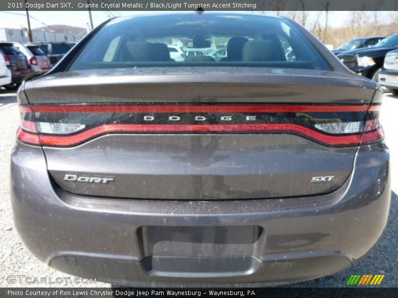 Granite Crystal Metallic / Black/Light Tungsten Accent Stitching 2015 Dodge Dart SXT
