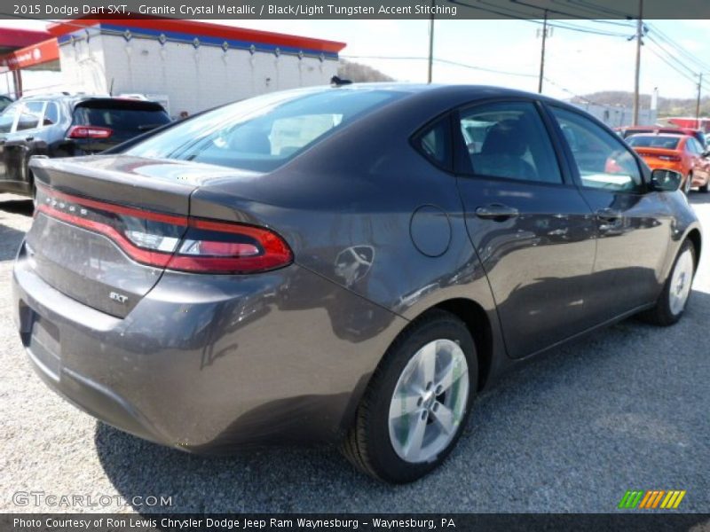 Granite Crystal Metallic / Black/Light Tungsten Accent Stitching 2015 Dodge Dart SXT