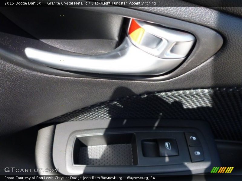 Granite Crystal Metallic / Black/Light Tungsten Accent Stitching 2015 Dodge Dart SXT