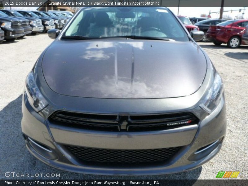 Granite Crystal Metallic / Black/Light Tungsten Accent Stitching 2015 Dodge Dart SXT
