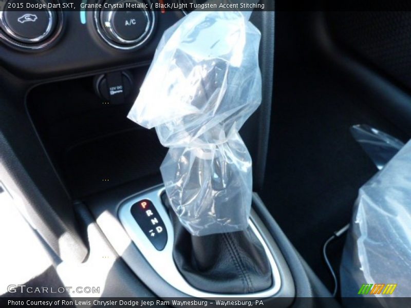 Granite Crystal Metallic / Black/Light Tungsten Accent Stitching 2015 Dodge Dart SXT