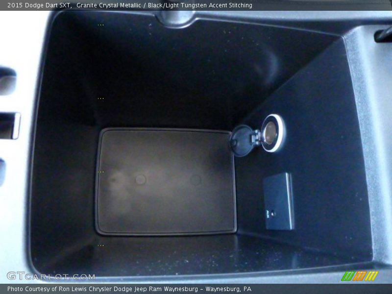 Granite Crystal Metallic / Black/Light Tungsten Accent Stitching 2015 Dodge Dart SXT
