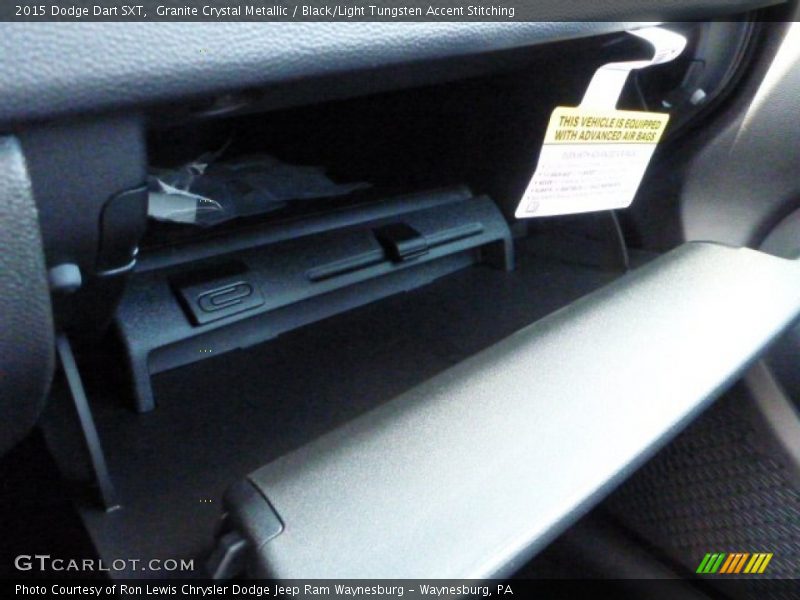 Granite Crystal Metallic / Black/Light Tungsten Accent Stitching 2015 Dodge Dart SXT