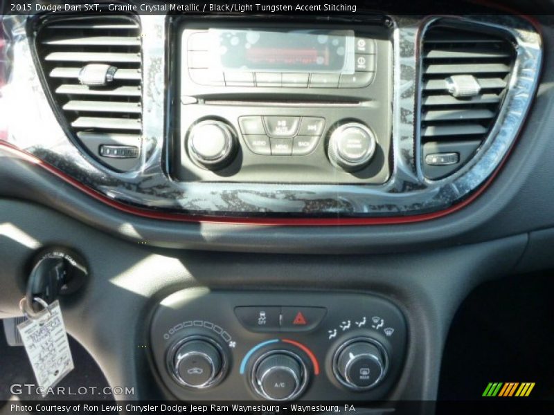Granite Crystal Metallic / Black/Light Tungsten Accent Stitching 2015 Dodge Dart SXT