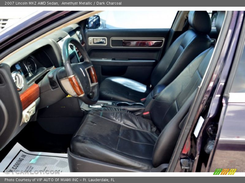 Amethyst Metallic / Dark Charcoal 2007 Lincoln MKZ AWD Sedan