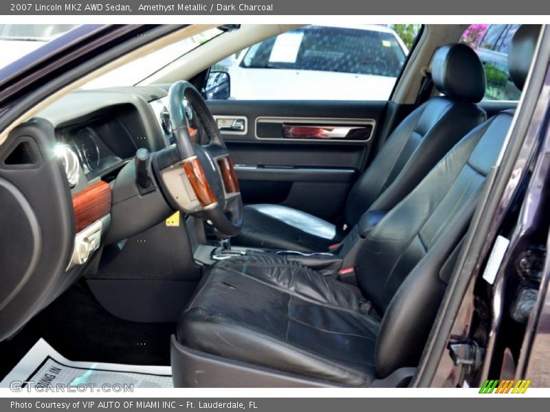 Amethyst Metallic / Dark Charcoal 2007 Lincoln MKZ AWD Sedan