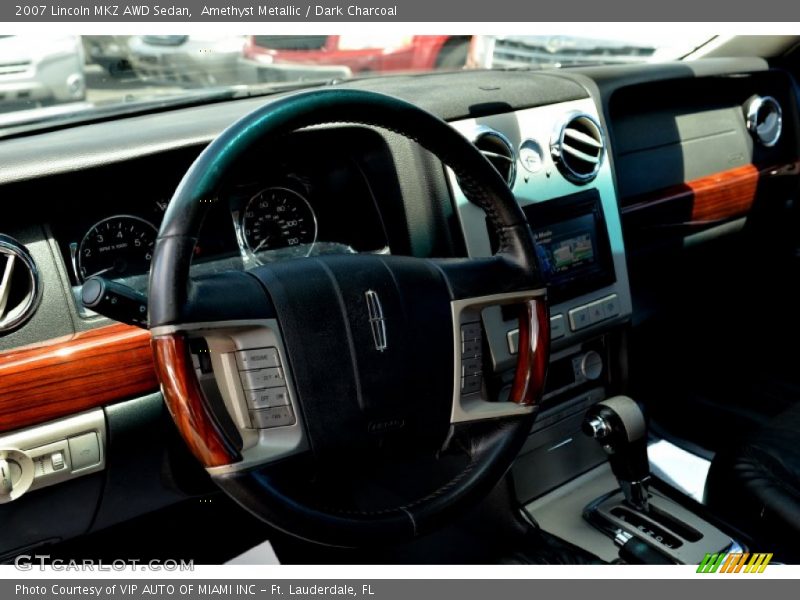 Amethyst Metallic / Dark Charcoal 2007 Lincoln MKZ AWD Sedan