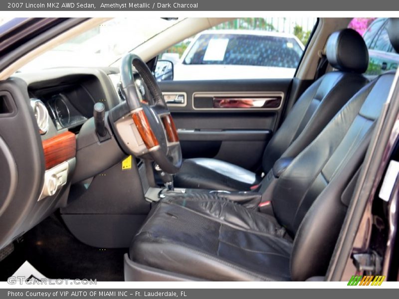Front Seat of 2007 MKZ AWD Sedan
