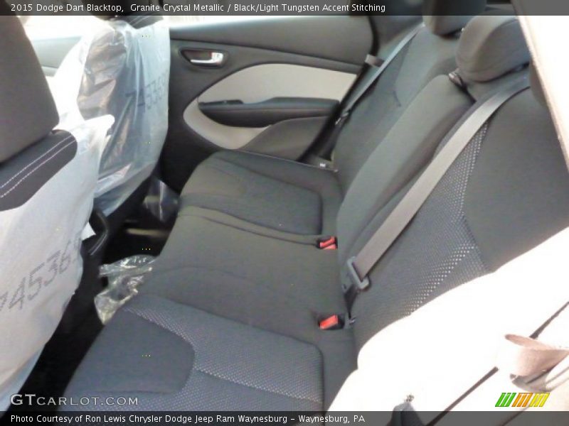 Granite Crystal Metallic / Black/Light Tungsten Accent Stitching 2015 Dodge Dart Blacktop