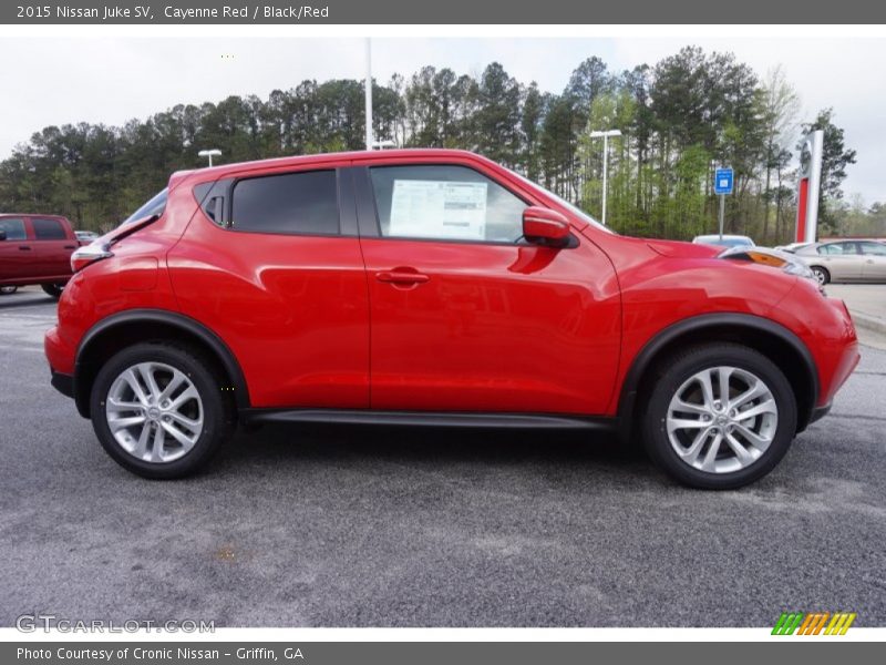  2015 Juke SV Cayenne Red