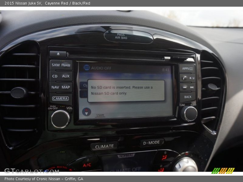 Controls of 2015 Juke SV