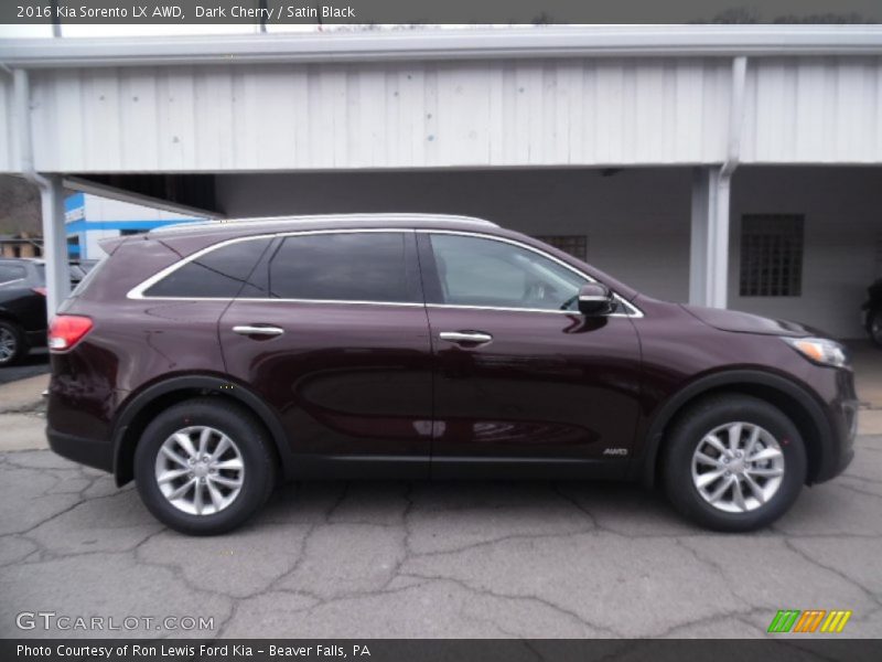  2016 Sorento LX AWD Dark Cherry