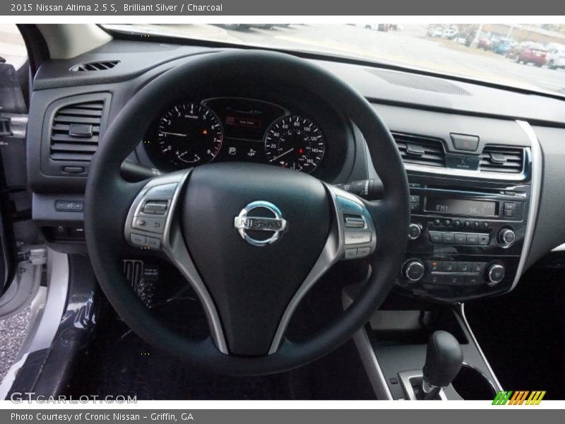 Brilliant Silver / Charcoal 2015 Nissan Altima 2.5 S