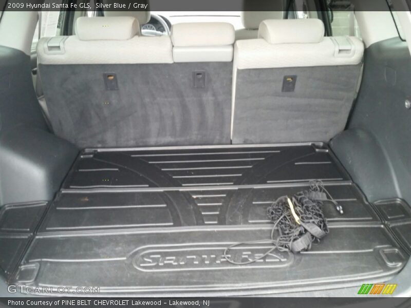 Silver Blue / Gray 2009 Hyundai Santa Fe GLS