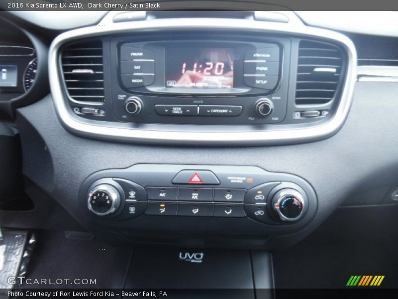Dark Cherry / Satin Black 2016 Kia Sorento LX AWD
