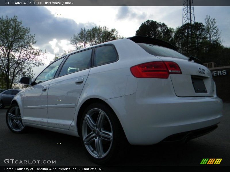 Ibis White / Black 2012 Audi A3 2.0 TDI