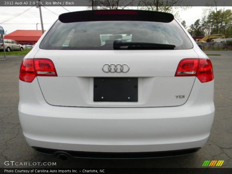 Ibis White / Black 2012 Audi A3 2.0 TDI