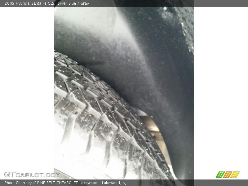 Silver Blue / Gray 2009 Hyundai Santa Fe GLS