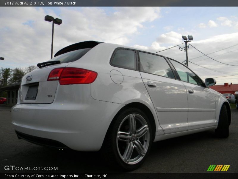 Ibis White / Black 2012 Audi A3 2.0 TDI