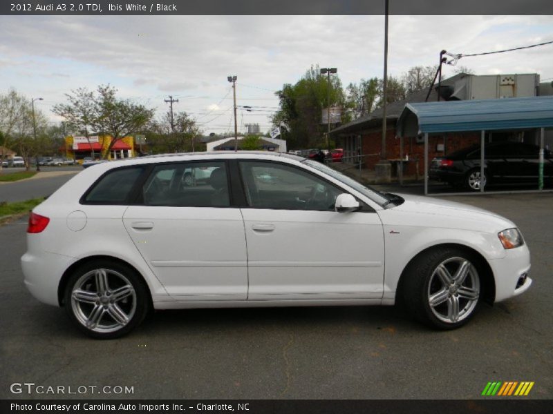 Ibis White / Black 2012 Audi A3 2.0 TDI