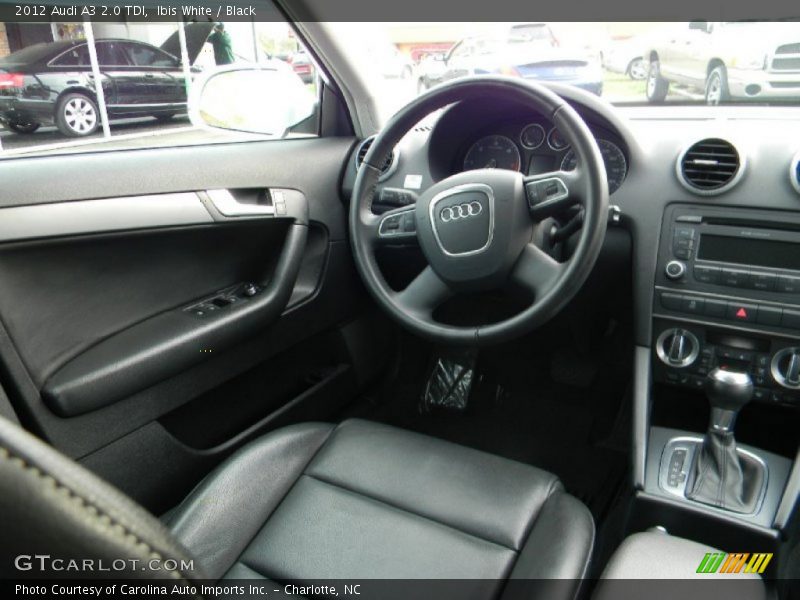 Ibis White / Black 2012 Audi A3 2.0 TDI