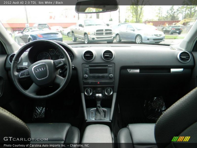 Ibis White / Black 2012 Audi A3 2.0 TDI