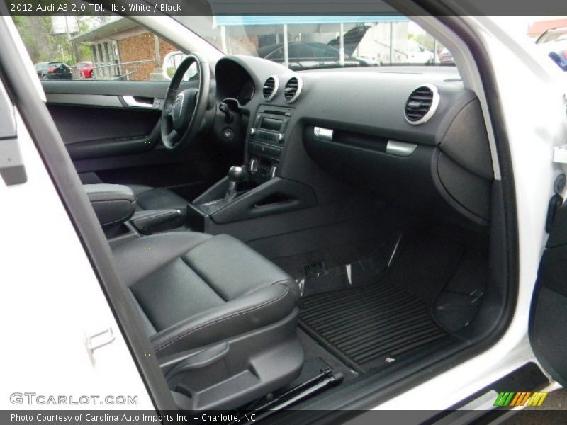 Ibis White / Black 2012 Audi A3 2.0 TDI
