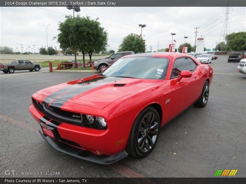 TorRed / Dark Slate Gray 2014 Dodge Challenger SRT8 392