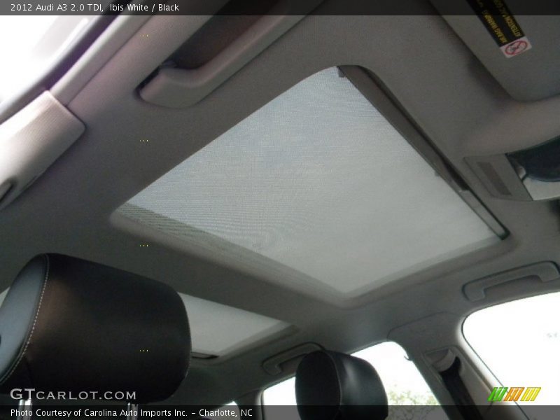 Ibis White / Black 2012 Audi A3 2.0 TDI