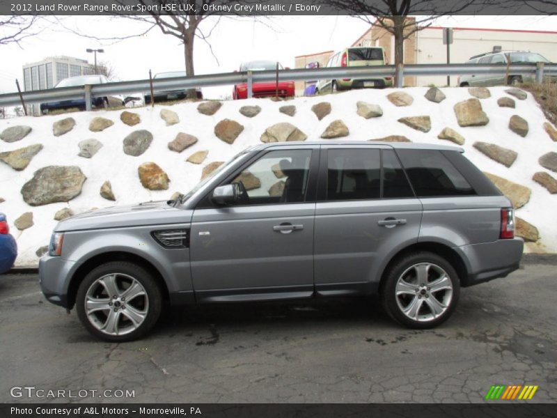 Orkney Grey Metallic / Ebony 2012 Land Rover Range Rover Sport HSE LUX