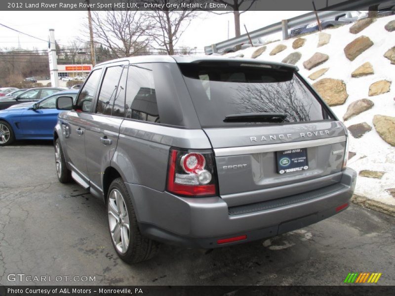 Orkney Grey Metallic / Ebony 2012 Land Rover Range Rover Sport HSE LUX