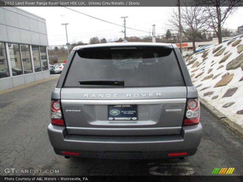 Orkney Grey Metallic / Ebony 2012 Land Rover Range Rover Sport HSE LUX